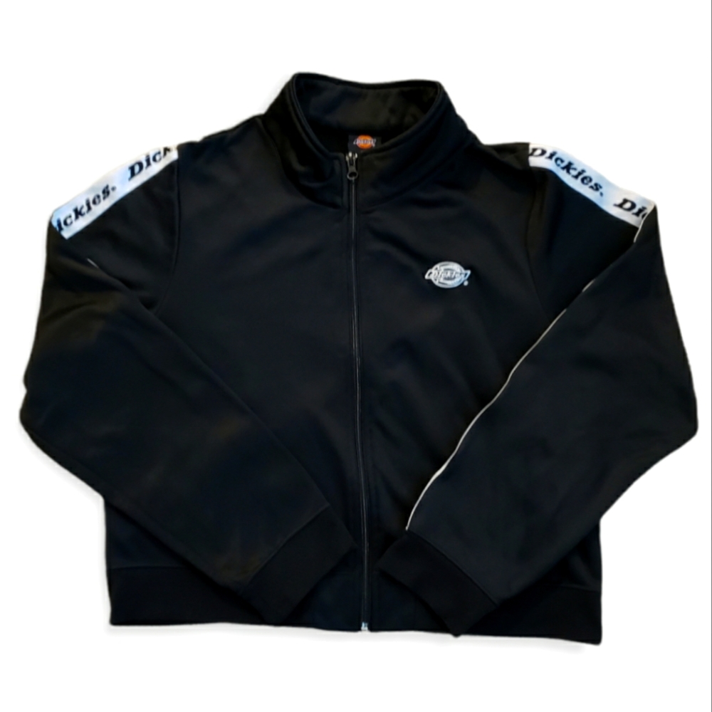DICKIES Cropped Zip Up Track Jacket